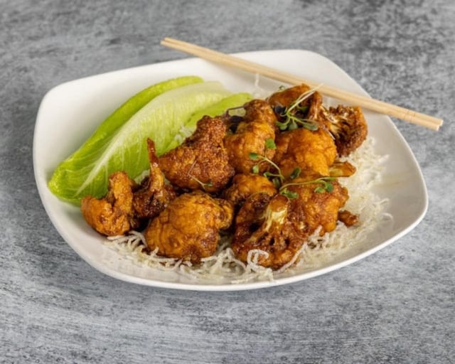 Sweet & Sour Fried Cauliflower - Mandarin Style