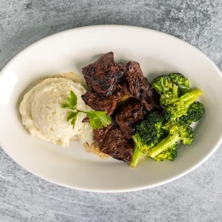 Guinness-Marinated Steak Tips